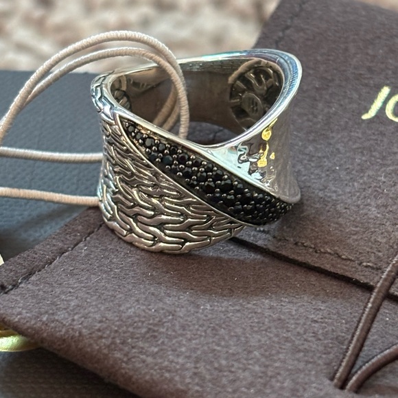 NWT John Hardy Sterling Silver Pave Ring Size 7 - Picture 9 of 16
